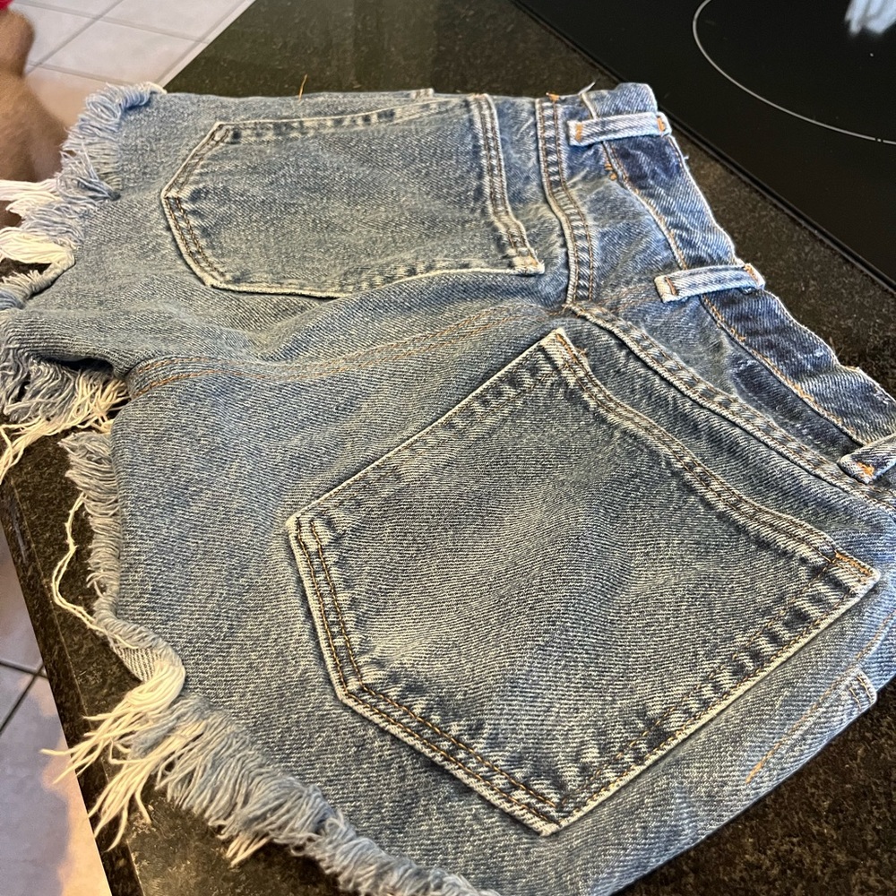 Thrifted shorts from Aritzia